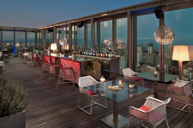 Cielos Terrace Night Cocktail